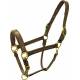 Cowboy Pro Leather Halter with  Padded Nose