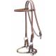 Cowboy Pro Side Pull Headstall with  Rawhide Noseband