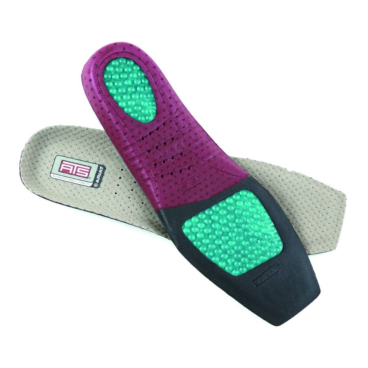 ARIAT Womens ATS Footbed Wide Square Toe Insole