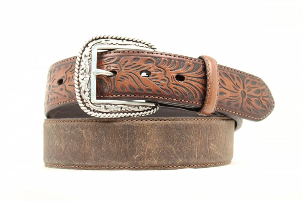 ARIAT Mens Tooled Leather Belt | HorseLoverZ
