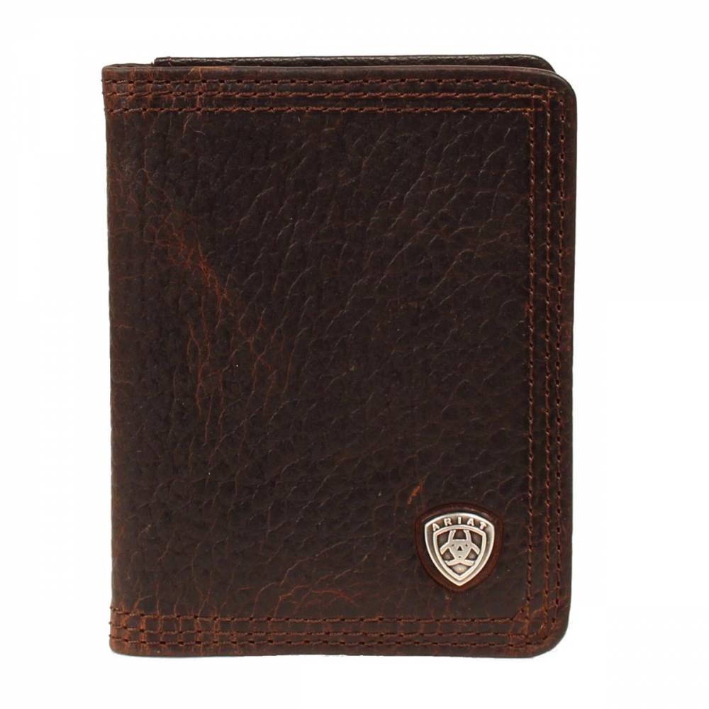 ARIAT Mens Bi-fold Shield Work Wallet | HorseLoverZ