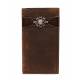 ARIAT Mens Rodeo Wallet w/ Overlay & Concho