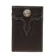 ARIAT Mens Tri-fold Embroidered Wallet