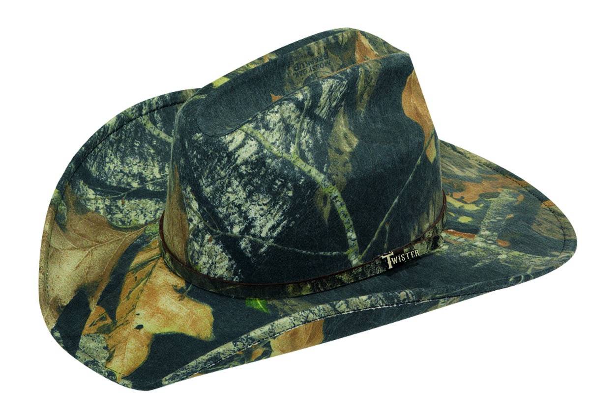 camouflage cowboy hat