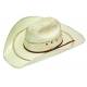 Twister Mens Bangora Straw Cowboy Hat
