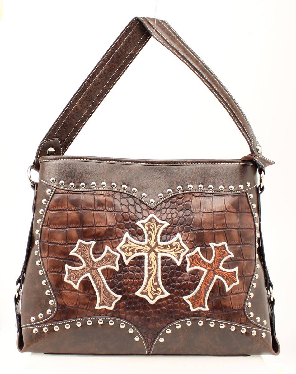 Blazin Roxx Three Cross Shoulder Bag HorseLoverZ