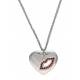 Montana Silversmiths Cowgirl Heart Sealed with a Kiss Charm Necklace