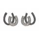 Montana Silversmiths Following in Your Footsteps Horseshoes Post Earrings