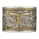 Montana Silversmiths Heirloom Gold Longhorn Garden Cuff Bracelet
