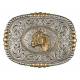 Montana Silversmiths Heirloom Gold Pioneer Buckle with Horsehead