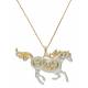 Montana Silversmiths Ride On, Cowgirl! Pendant Necklace