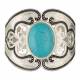 Montana Silversmiths Silver Pinpoints Western Lace Cuff Bracelet with Turquoise