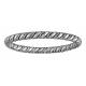 Montana Silversmiths Silver Tone Rope and Wire Coil Bangle Bracelet