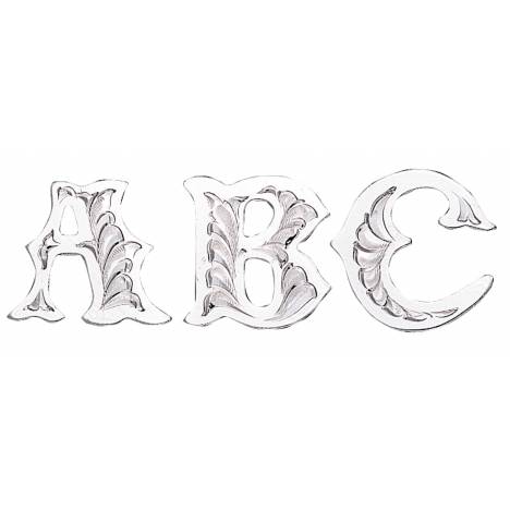 Montana Silversmiths Silver Trim Letter