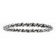 Montana Silversmiths Silver-Tone Braided Link Bangle Bracelet