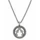Montana Silversmiths Small Studded Halo with Crossed Pistols Pendant