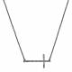 Montana Silversmiths The Straight Path Cross Necklace in Antique