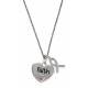 Montana Silversmiths Tough Enough to Wear Pink Cowgirl Heart Charm Necklace
