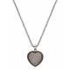 Montana Silversmiths Vintage Charm Quilted Heart Necklace