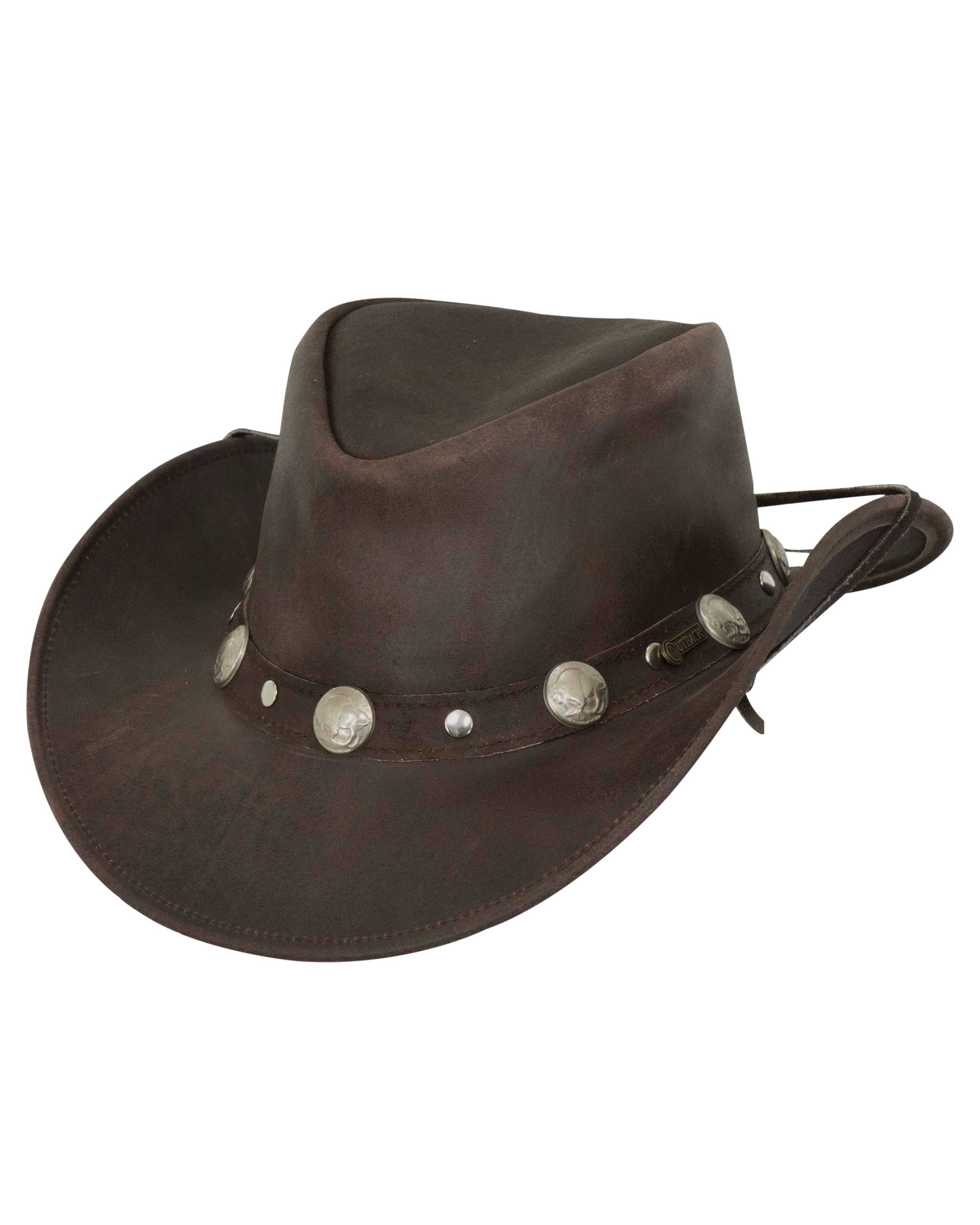 Outback Trading Rawhide Leather Hat