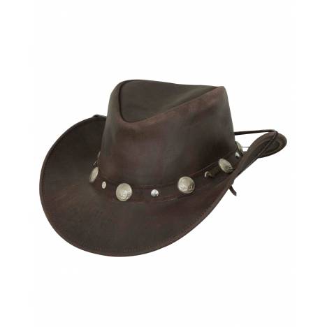 Outback Trading Rawhide Leather Hat