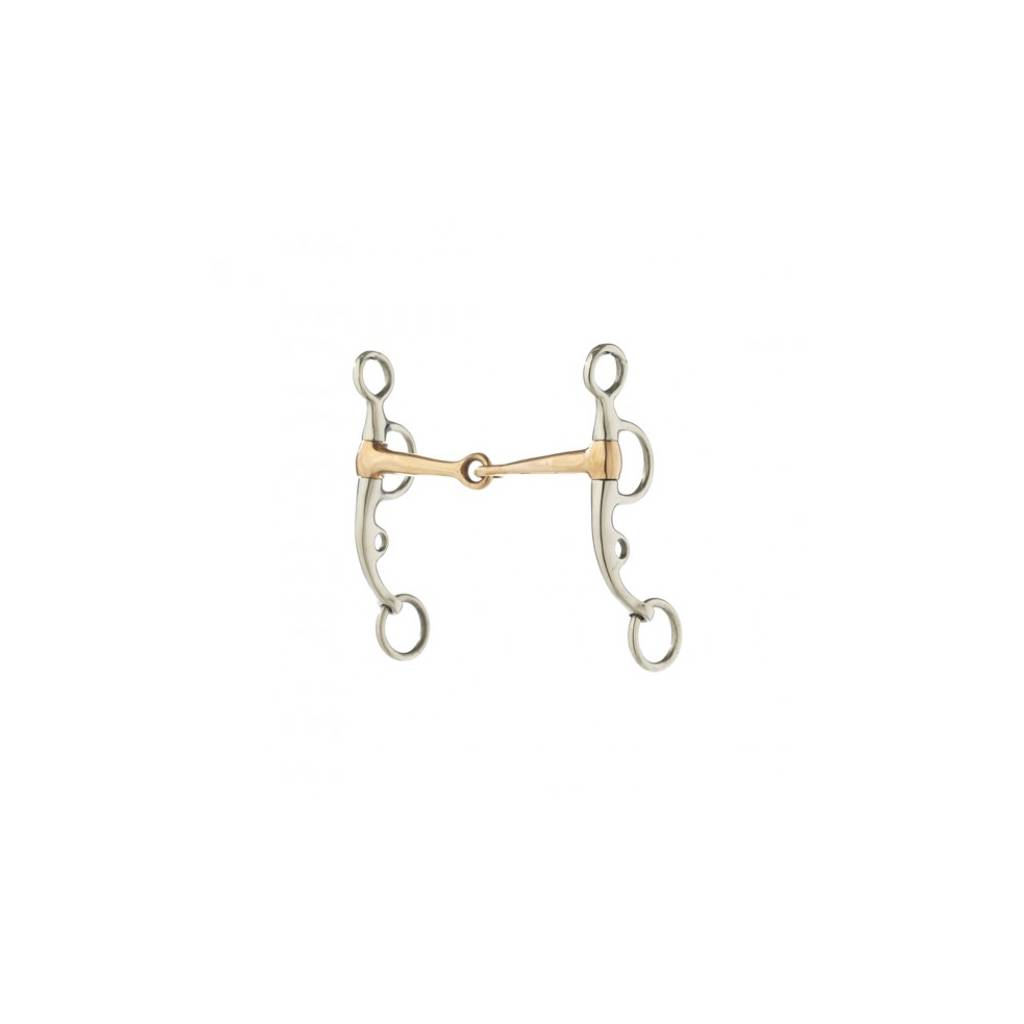 Turn-Two Equine Copper Snaffle Argentine Bit