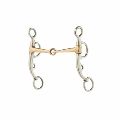 Turn-Two Equine Copper Snaffle Argentine Bit