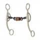 Turn-Two Equine Sweet Iron Copper Roll S Double Train Bit