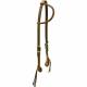 Cowboy Pro One Ear Rolled Headstall