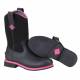 Muck Boots Ladies Ryder - Black Hot Pink