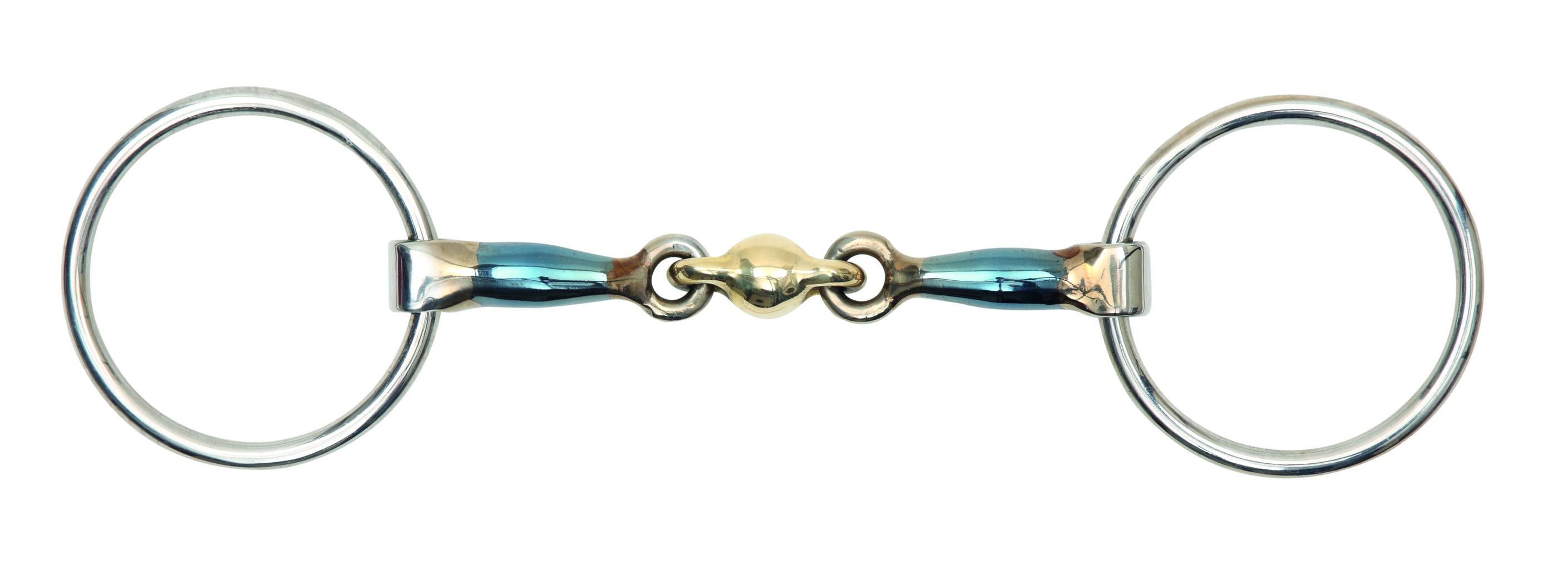 Shires Blue Alloy Loose Ring Snaffle With Lozenge