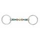Shires Blue Alloy Loose Ring Snaffle W/Lozenge