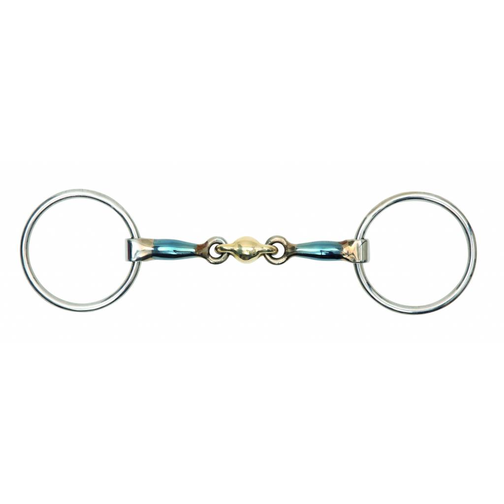 Shires Blue Alloy Loose Ring Snaffle With Lozenge