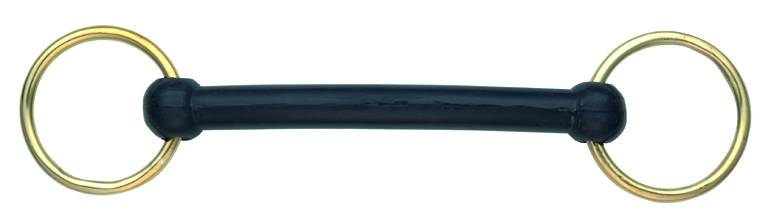Shires Rubber Covered Overcheck Bradoon