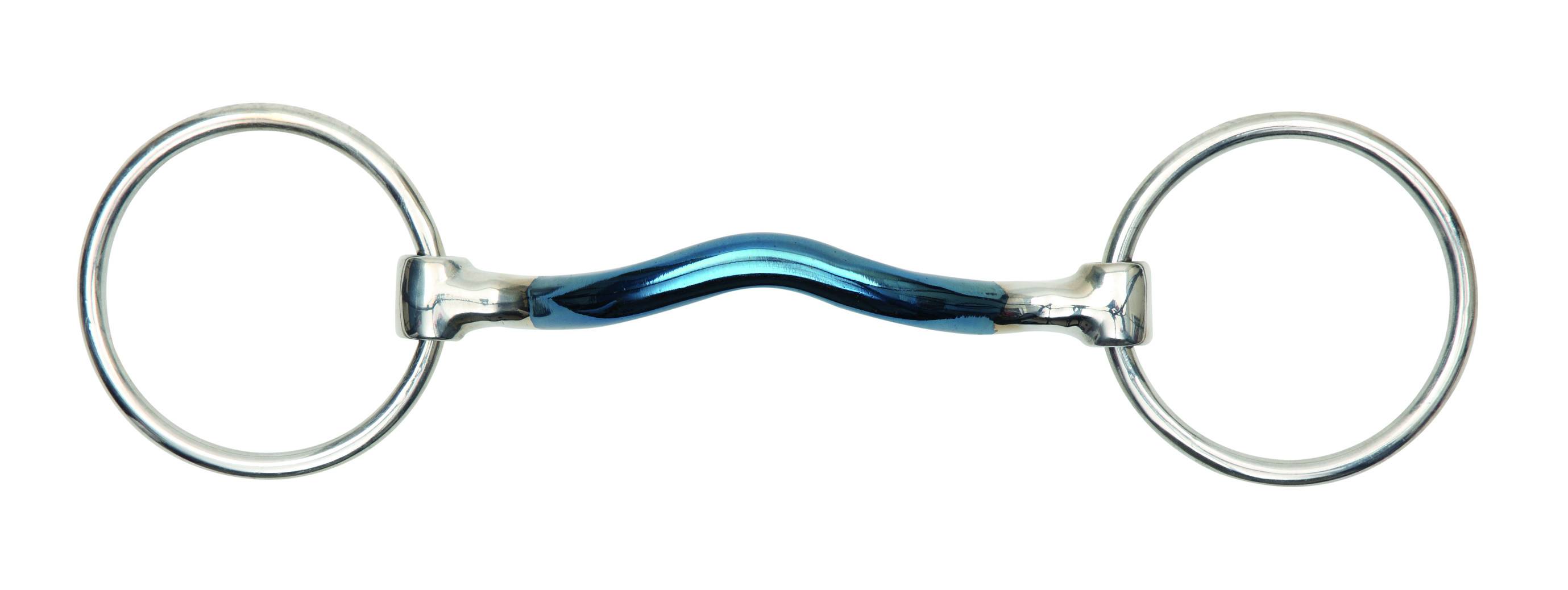 Shires Blue Alloy Mullen Mouth Loose Ring