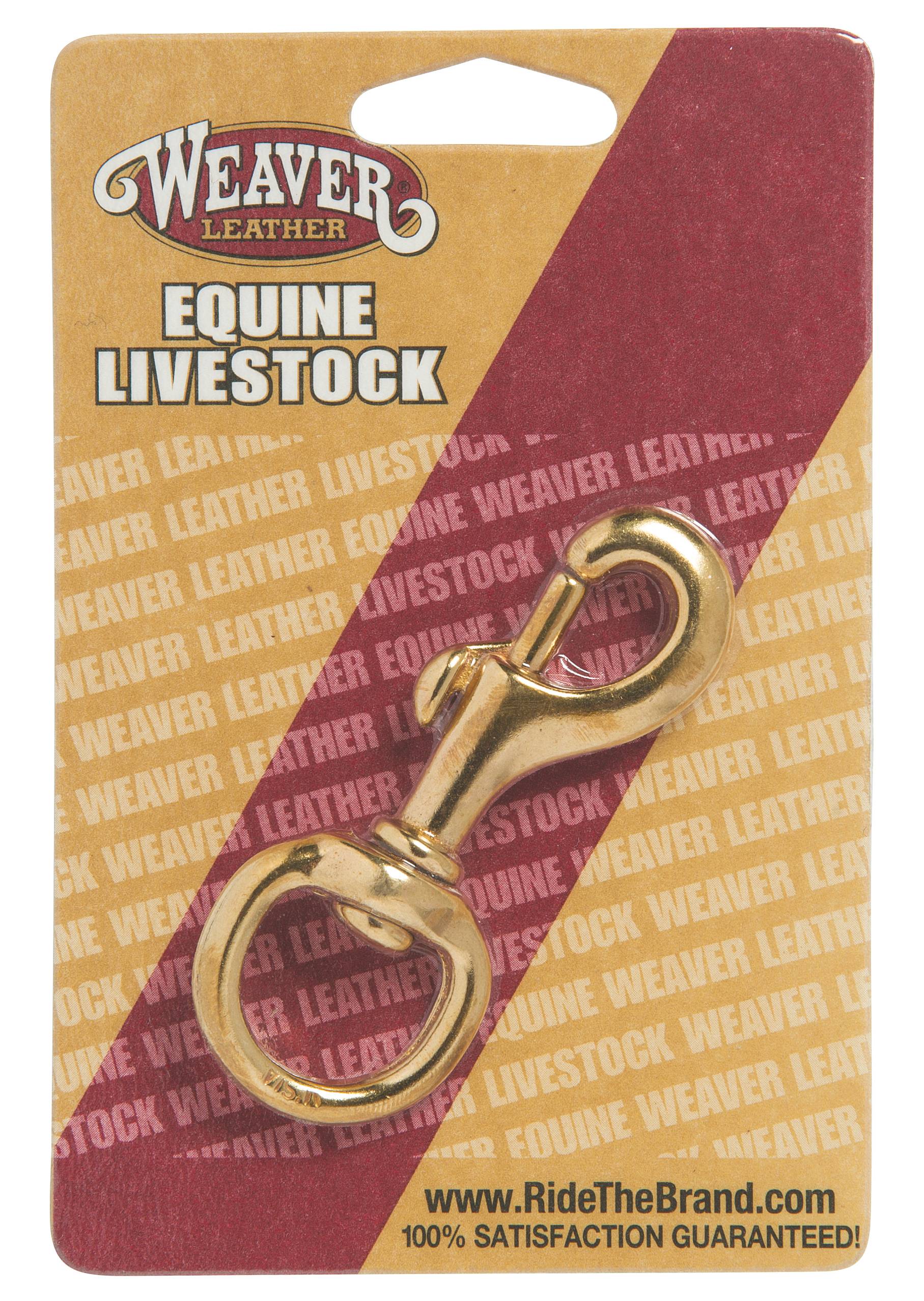Weaver Leather Solid Brass Snap Round Swivel