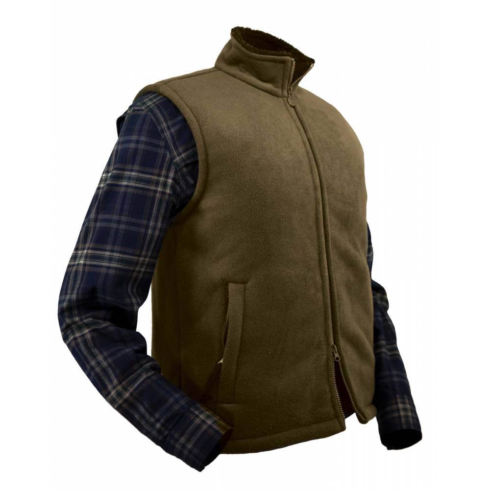 Outback Trading Men's Summit Fleece Vest HorseLoverZ