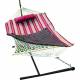 Natural Cotton Rope Hammock With Stand