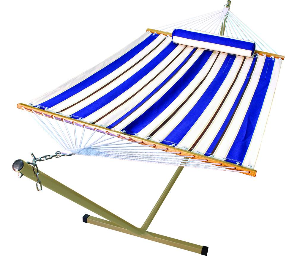 Polyester Fabric Hammock Bed With Stand HorseLoverZ
