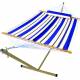 Polyester Fabric Hammock Bed With Stand
