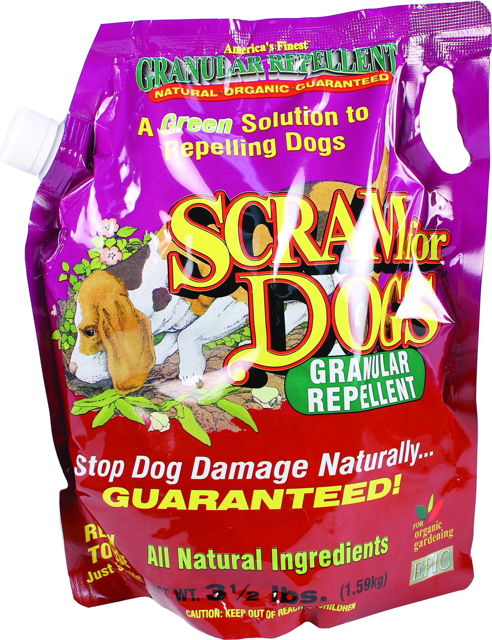 ENVIRO PROTECTION Epic Dog Scram Granular Repellent Shaker Bag