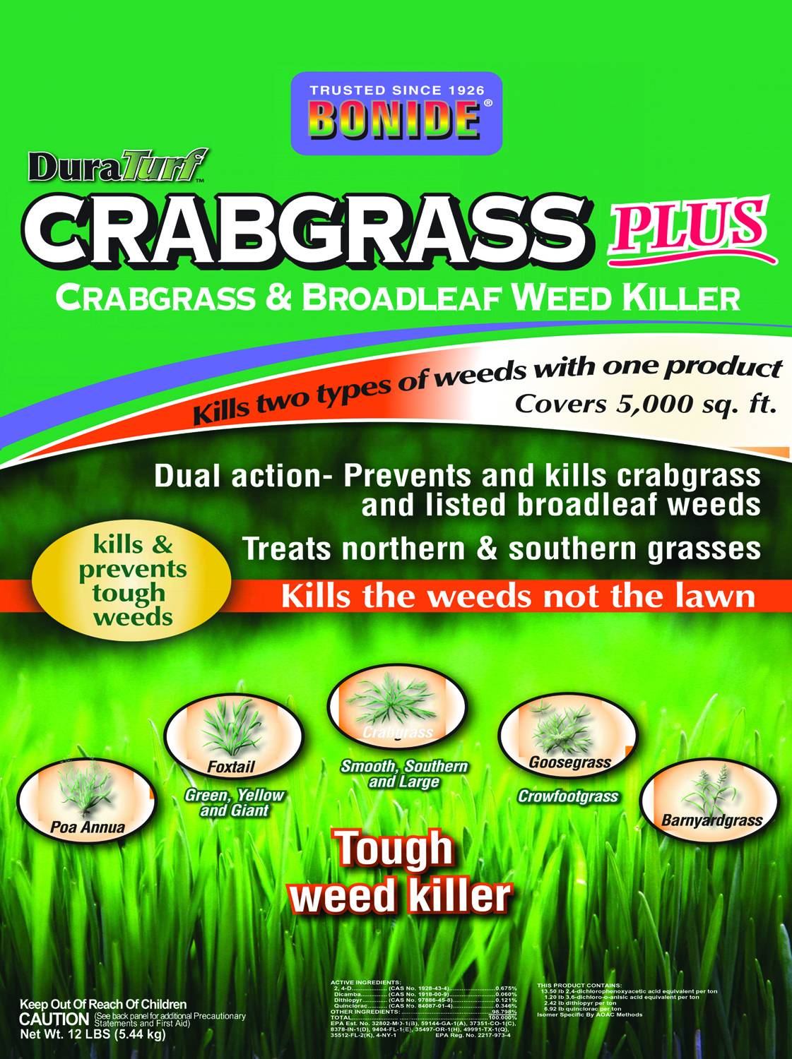 Bonide Duraturf Crabgrass Plus Weed Killer