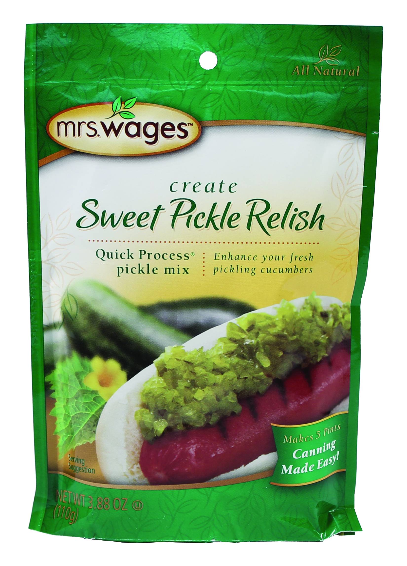 Mrs. Wages Quick Process Sweet Pickel Relish Pickle Mix 3.88 Oz eBay