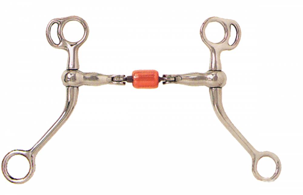 Circle Y Copper Roller Hinged Training Bit HorseLoverZ