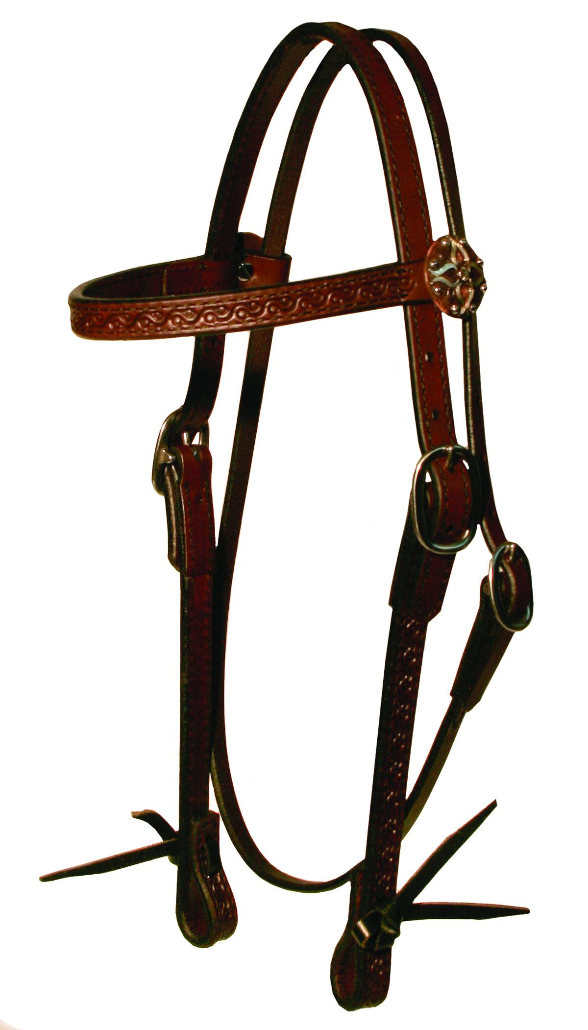 Circle Y Border Tool Browband Headstall