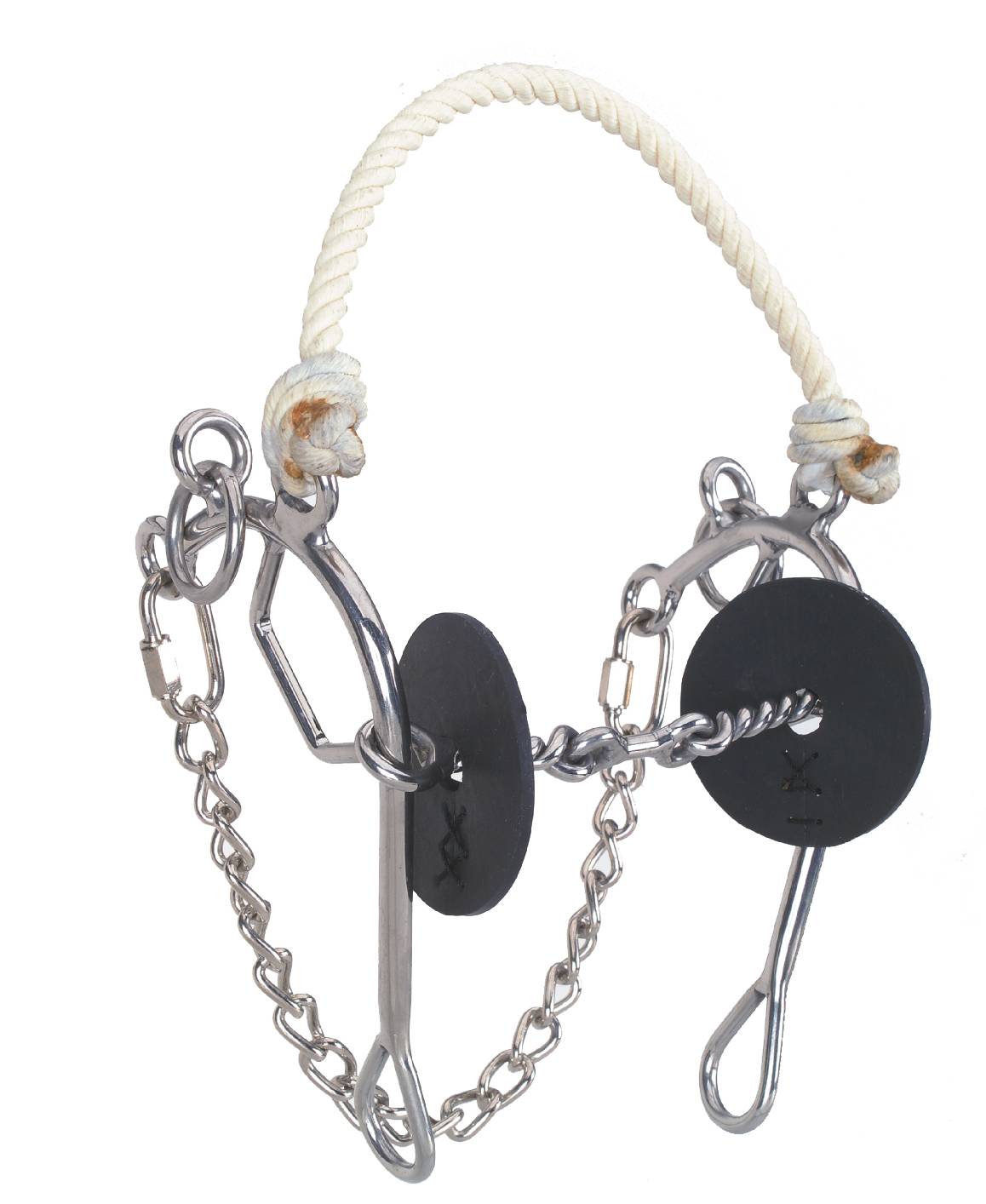 Circle Y Josey Long Shank Combination Gag Bit