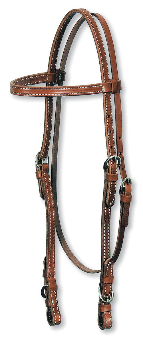 Circle Y 5/8" Browband with Buckles Headstall