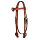 Circle Y Iron Spur & Spots Browband Headstall