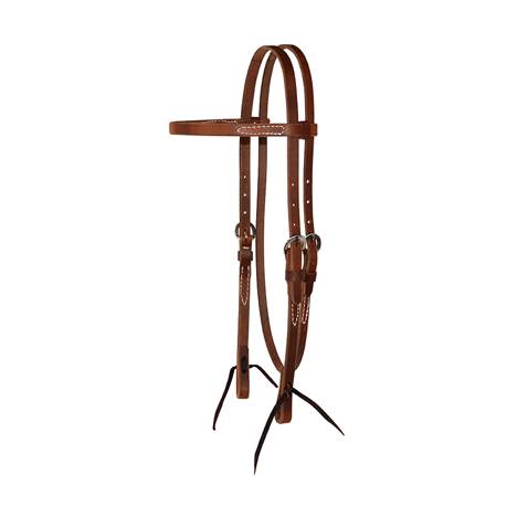 Circle Y Harness Leather Browband Headstall