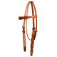 Circle Y Shaped Floral Tooled Browband Headstall